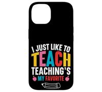 Carino, mi piace solo insegnare - L'insegnamento divertente è il mio preferito Custodia per iPhone 14