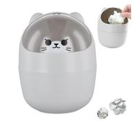 Carino Mini Cestino, 16,5x12cm Desktop Mini Cestino, Piccolo Orso Mini Cestino Della Spazzatura, Carino Orso Cestino Della Spazzatura, Ufficio Desktop Cestino Della Spazzatura, Adatto per Camere