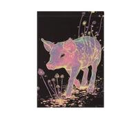 Carino Miniature Pig bandiere all'aperto banner all'aperto per la decorazione del giardino 28x40 double sided