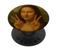 Carino Monalisa Pittura Kpop Kdrama Art Uomini Donne Bambini PopSockets PopGrip Adesivo