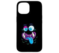 Carino Monster Face Halloween Gruppo Costume Custodia per iPhone 15