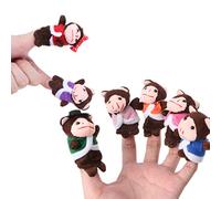 Carino Morbido Bambole A Mano Fidget Guanti Dita Goodie Bag Storie Raccontare Bambini Animali Giocattoli 7pcs