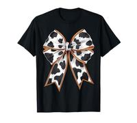 Carino Mucca Modello Bow Coquette Western Farm Cowgirl Bow Mucca Maglietta