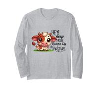 Carino Mucca Tenere Fuori Il Mio pascolo Maglia a Manica