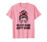 Carino Mud Messy Buns Dirty Runs Mudder Buddies Mudding Squad Maglietta