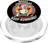 Carino Natale Babbo Natale Run Runner Running Natale Party Costume PopSockets PopGrip per MagSafe