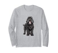 Carino Nero Russo Terrier Amante Cane Proprietario Pet Maglia a Manica