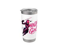 Carino Ninja Fighter Costume Ninja Girl Bicchiere termico in acciaio inox doppia parete