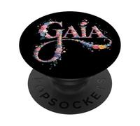 Carino nome GAIA personalizzato ragazza Garden Reunion Outfit PopSockets PopGrip Adesivo