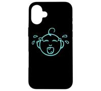 Carino NON ESSERE UN PIANGENTE - Trendy Baby Crying Blue Custodia per iPhone 16 Plus