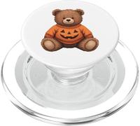 Carino orsacchiotto zucca Jack O'Lantern Halloween bambini PopSockets PopGrip per MagSafe