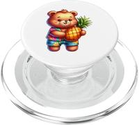 Carino Orso Ananas Tropical Island Carattere PopSockets PopGrip per MagSafe
