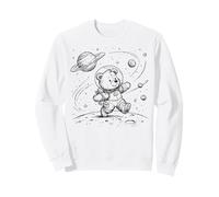 Carino Orso Astronauta Luna Explorer Space Walk Felpa
