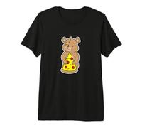 Carino Orso Cucciolo Abbracciare Pizza Slice Maglietta Premium