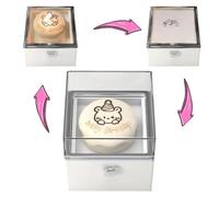 Carino Orso Flip Ring Box Mini Bear Cake Display Box Anello Ciondolo Orecchino Scatola di Imballaggio Gioielli per Proposta di Nozze Fidanzamento