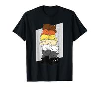 Carino Orso Gay Pride Bandiera Colori per Gay Bear Cuccioli Maglietta