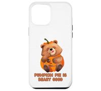 Carino Orso Indossare Jack o'Lantern Pumpkin Pie Is Beary Good Custodia per iPhone 12 Pro Max