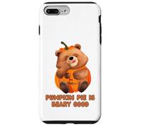 Carino Orso Indossare Jack o'Lantern Pumpkin Pie Is Beary Good Custodia per iPhone 7 Plus/8 Plus