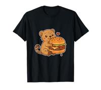 Carino Otter AMA Burger Cartone Animato Maglietta