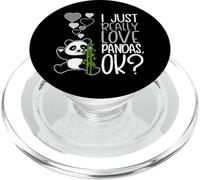 Carino Panda Amante I Really Love Pandas OK PopSockets PopGrip per MagSafe