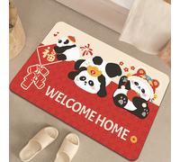 Carino Panda Bagno Stuoie Morbido Tappetino Antiscivolo 40x60cm