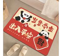 Carino Panda Bagno Stuoie Morbido Tappetino Antiscivolo 40x60cm