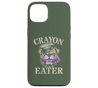 Carino Pastello Mangiatore Bulldog Grunt Famiglia Militare Soldato Meme Custodia per iPhone 13