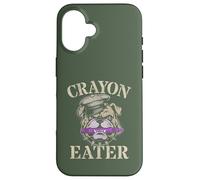 Carino Pastello Mangiatore Bulldog Grunt Famiglia Militare Soldato Meme Custodia per iPhone 16