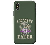 Carino Pastello Mangiatore Bulldog Grunt Famiglia Militare Soldato Meme Custodia per iPhone X/XS