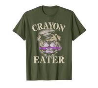 Carino Pastello Mangiatore Bulldog Grunt Famiglia Militare Soldato Meme Maglietta