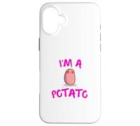 Carino patata sono una patata Pullover Hood I love potatoe Custodia per iPhone 16 Plus
