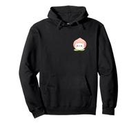 Carino Peach Cat Kawaii Neko-Chan Heart Paws Purr Meow Kitten Felpa con Cappuccio