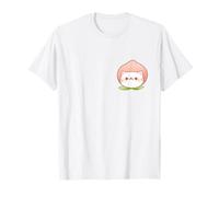 Carino Peach Cat Kawaii Neko-Chan Heart Paws Purr Meow Kitten Maglietta