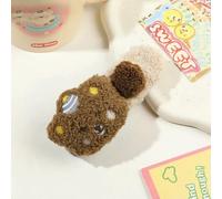 Carino Peluche Orso Clip Per Capelli Grande Duckbill Artigli Dei Capelli Dolci Donne Ragazze Barrettes Frangia Forcine Per Capelli Coda Di Cavallo Accessori Per Capelli