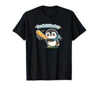Carino Penguin Ice Cold Swing Baseball Batter Maglietta