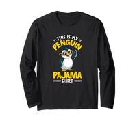 Carino Penguin Lover This Is My Penguin Pigiama Maglia a Manica