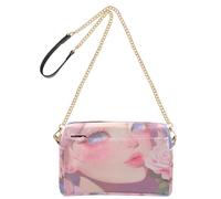 Carino Pesca Anime Ragazza Piccola Crossbody Borse Per Le Donne In Pelle Vegana Delle Donne Cross Body Borse Della Borsa Della Spalla Zip Borse
