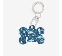 Carino Pesce Blu 1 Stampa Dog Tag Osso A Forma Di Doppio Modello Lati Del Cane ID Tag A Forma Di Osso Pet Name Tags Dog Collar Tag