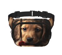Carino Pet Dog Fanny Pack Belt Bag Piccolo Moda Crossbody Marsupio Leggero Sling Chest Bag Marsupio Per Donne Uomini Corsa Allenamento Escursionismo Viaggi