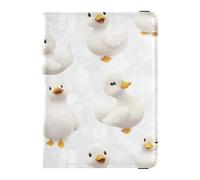 Carino Pet Ducks passaporto e vaccino porta carte combo viaggio passaporto portafoglio con slot per carte di vaccinazione copertura passaporto con blocco RFID per uomini e donne impermeabile