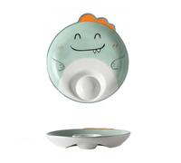 Carino Pet Gnocco Piatto Con Salsa Dipping Personalizzato Casa Ceramica Colazione Diviso Patatine Fritte Griglia Pasta Snack Dessert (Pesce)