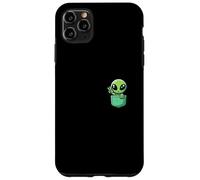 Carino Piccolo Alieno In Pocket Universo UFO Baby Monster Custodia per iPhone 11 Pro Max