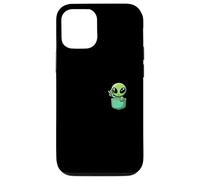 Carino Piccolo Alieno In Pocket Universo UFO Baby Monster Custodia per iPhone 12/12 Pro