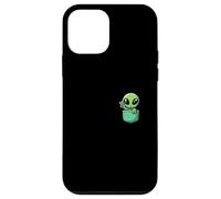 Carino Piccolo Alieno In Pocket Universo UFO Baby Monster Custodia per iPhone 12 mini