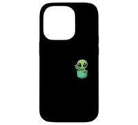 Carino Piccolo Alieno In Pocket Universo UFO Baby Monster Custodia per iPhone 14 Pro