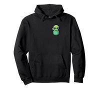 Carino Piccolo Alieno in Pocket Universo UFO Baby Monster Felpa con Cappuccio