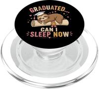 Carino pigro ragazza laurea bradipo può dormire ora coquette arco PopSockets PopGrip per MagSafe