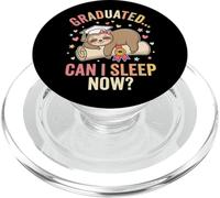 Carino pigro ragazza laurea bradipo può dormire ora coquette arco PopSockets PopGrip per MagSafe