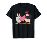 Carino Pingu E Pinga Pinga Che Tiene Cuore Maglietta