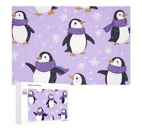 Carino Pinguino Puzzle per Adulti Famiglia Attività Giochi Home Decor Puzzle 1000 PCS